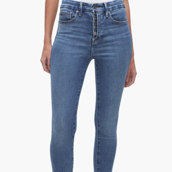 Good American | Good Legs Crop | High Rise Skinny Jeans - Picture 1 of 8